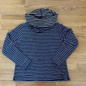 J. Crew Women’s Pullover in Navy and White, Size M